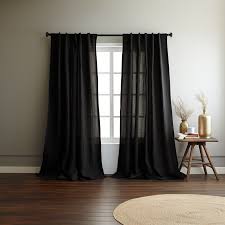 Simple Logistics Black Curtain